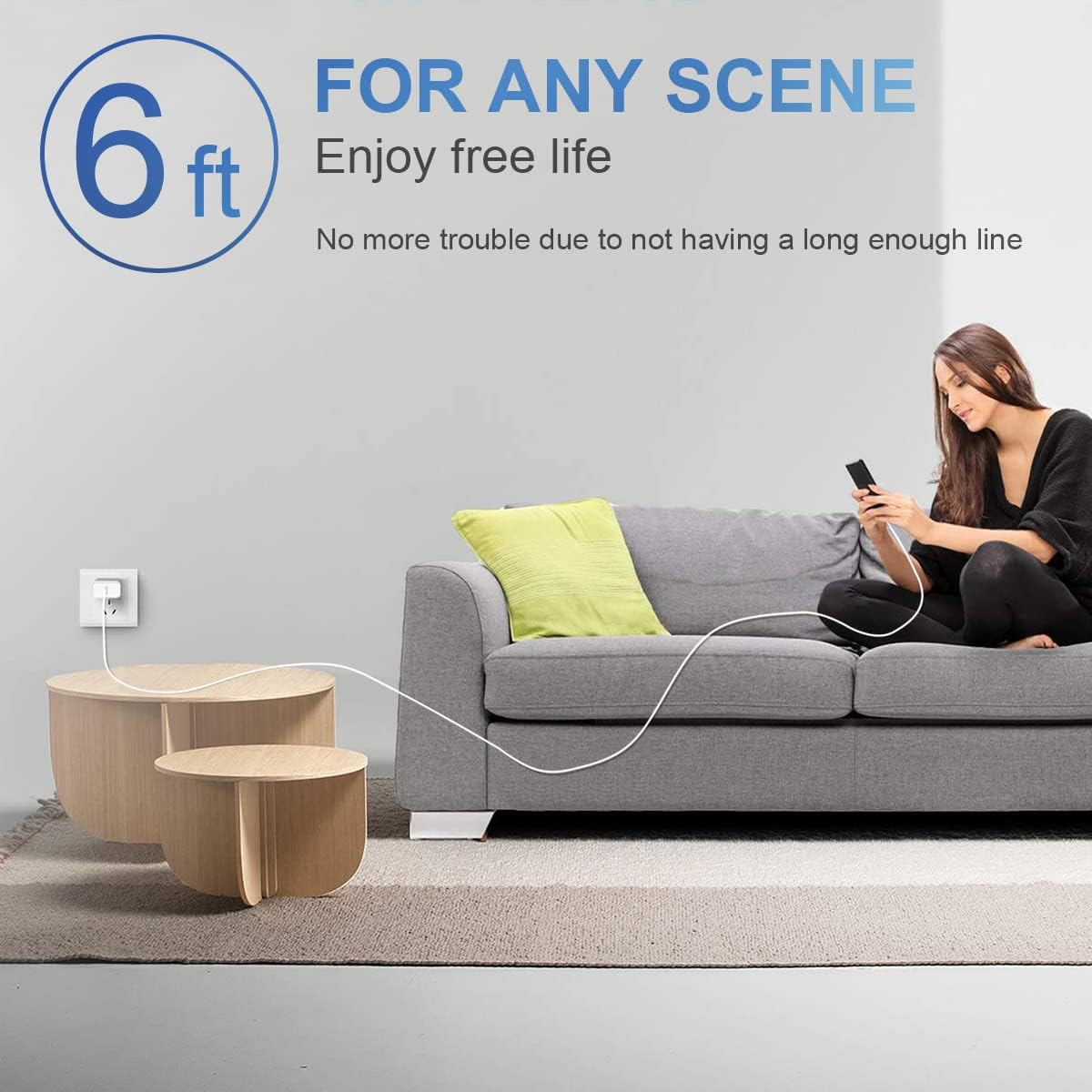 For Apple Phone Fast Charger 2Pack Type C Fast Charger Plug Adapter 6ft USB - C To Lightning Cable Cord For Apple Phone 16 1514 13 13 Pro 12 Pro 12 Max 11 Xs Max XR X SE, IPad, AirPods