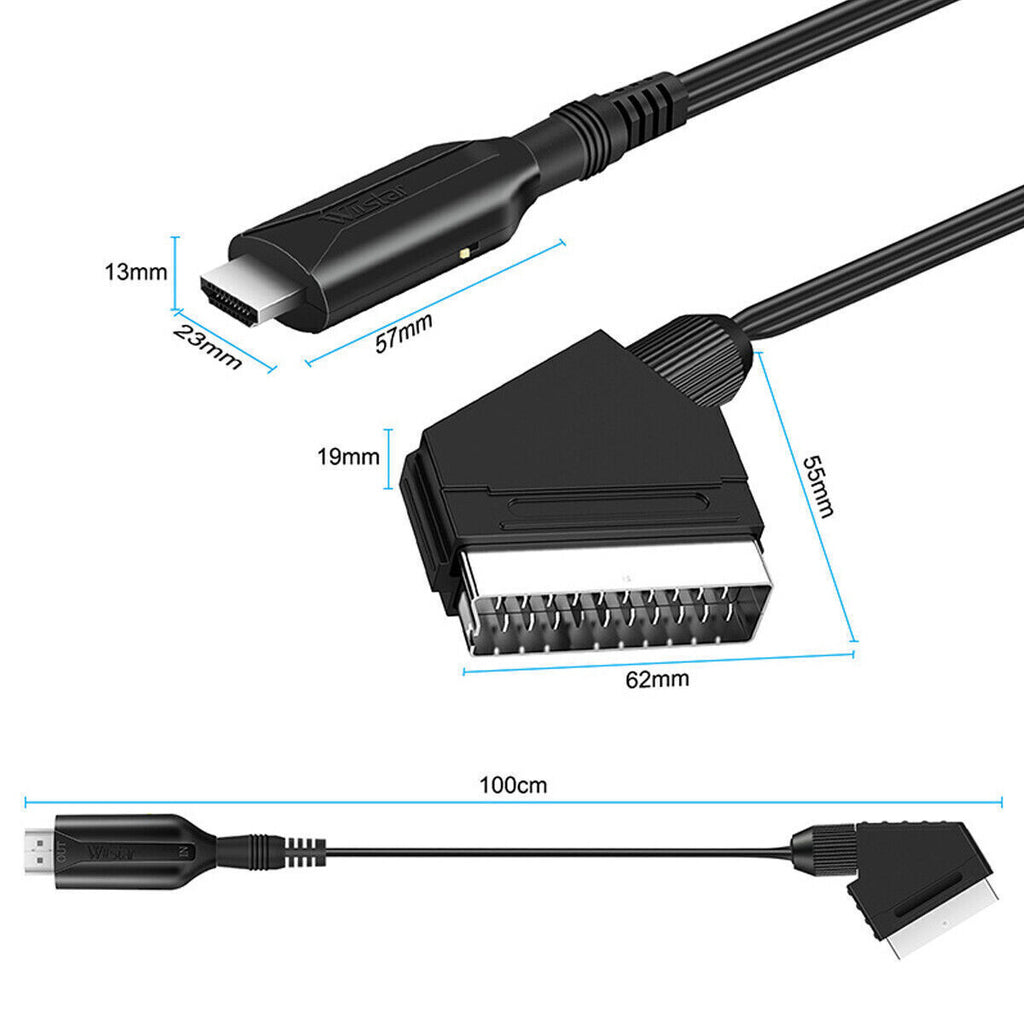 SCART To HDMI Data Cable