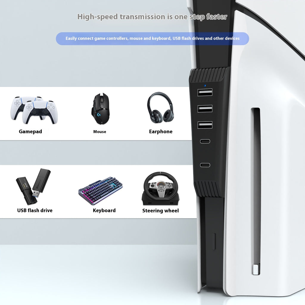 PS5 SLIM HUB Can Be Connected To VR2 Transmission Expander PS5 Slim Host Cable Seperater Extender