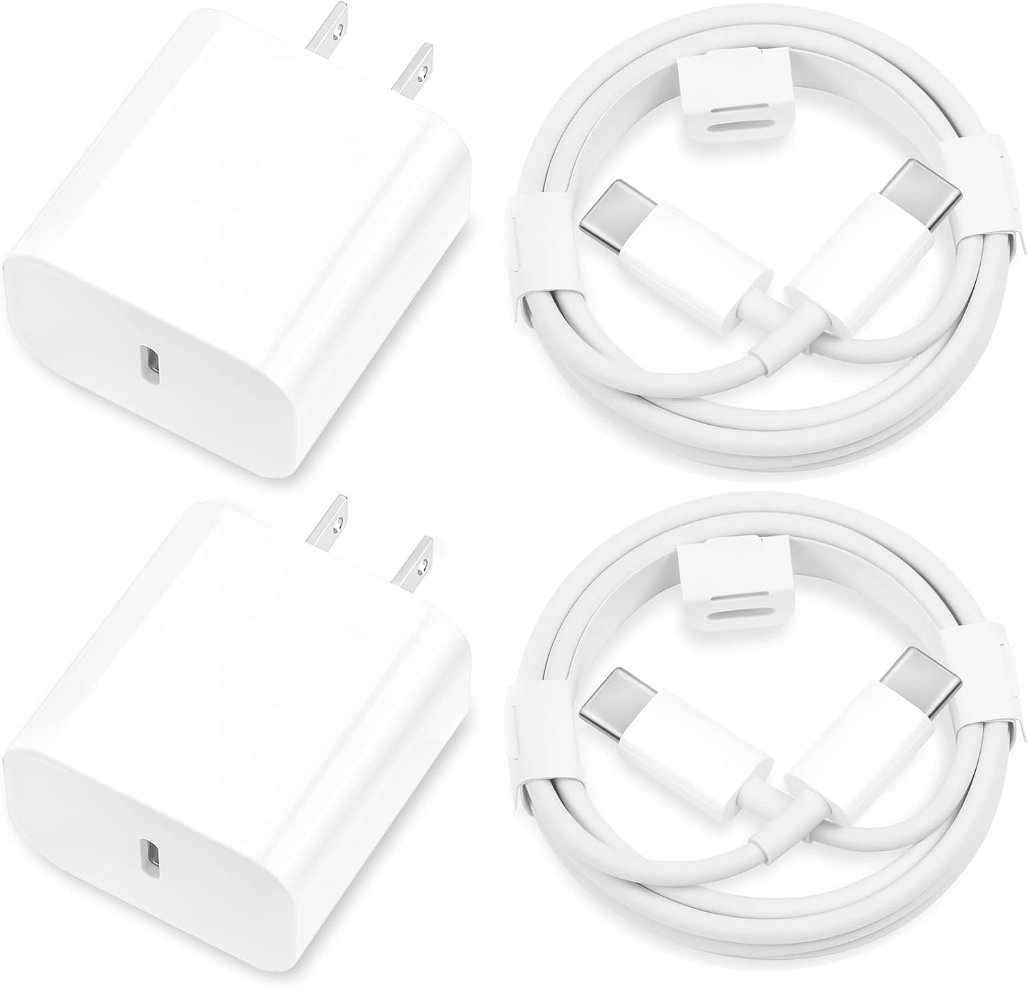 For Apple Phone Fast Charger 2Pack Type C Fast Charger Plug Adapter 6ft USB - C To Lightning Cable Cord For Apple Phone 16 1514 13 13 Pro 12 Pro 12 Max 11 Xs Max XR X SE, IPad, AirPods