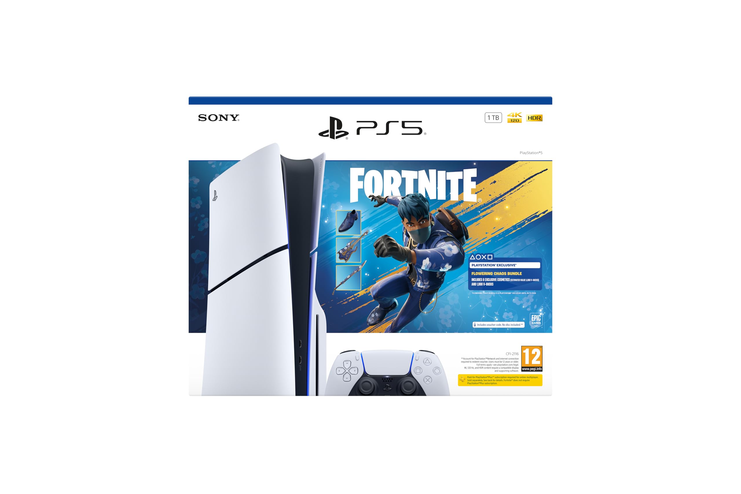 PlayStation PS5 Console 1TB - Fortnite Bundle