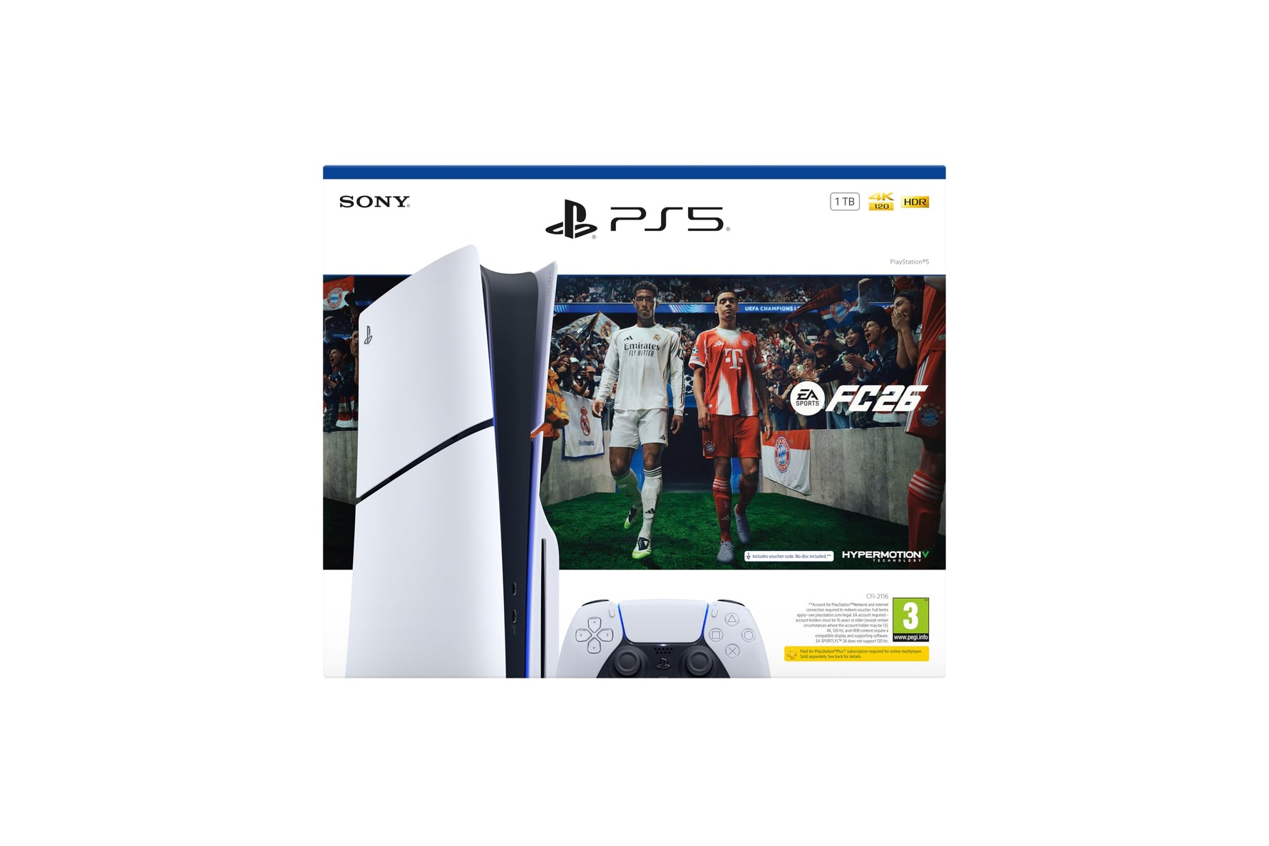 PlayStation 5 Console 1TB – EA SPORTS FC 26 Bundle