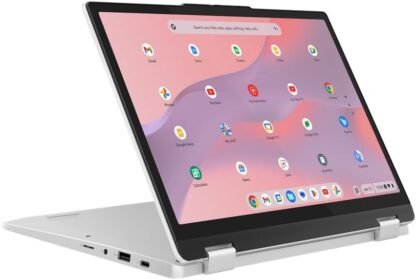 Lenovo IdeaPad Flex 3 Chromebook 12.2" WUXGA Touchscreen Laptop (Intel N100, 8GB RAM, 128GB SSD, ChromeOS) - Grey | 2-in-1 Convertible Laptop - Image 9