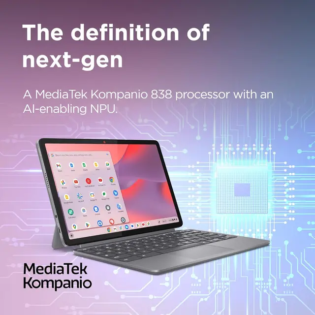 Lenovo IdeaPad Chromebook Duet Detachable MediaTek Kompanio 838 4GB 128GB Luna Grey