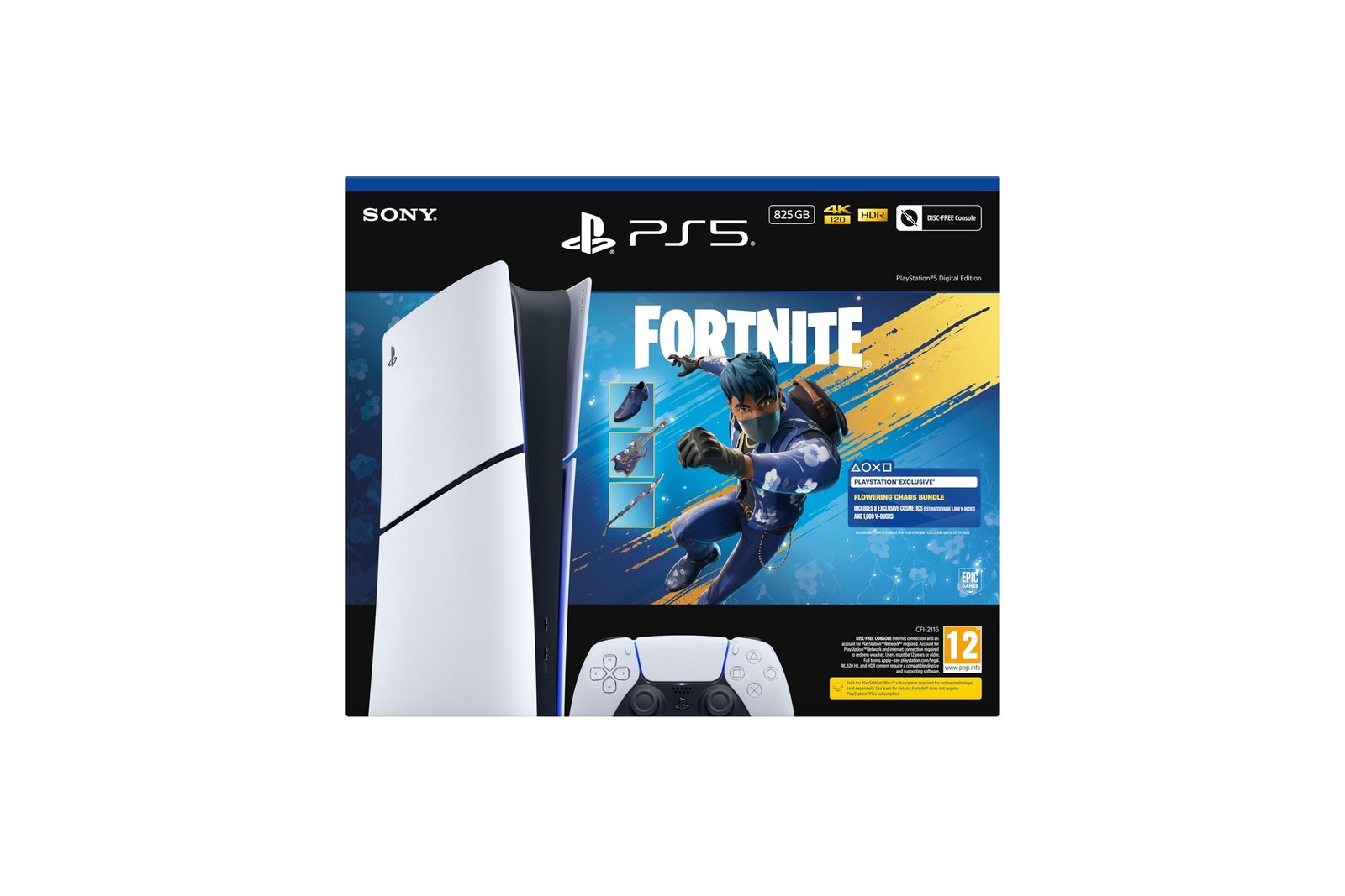PlayStation PS5 Digital Edtion 825GB - Fortnite Bundle